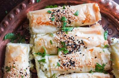 طرز تهیه بورک پنیر جعفری - فراشپز
