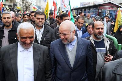 تصاویر: حضور قالیباف در راهپیمایی روز جهانی قدس - تهران
