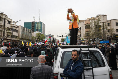 تصاویر: مراسم راهپیمایی روز قدس در تهران