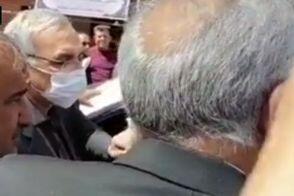 ببینید/ نحوه مواجهه غیر اخلاقی وزیر بهداشت با یکی از پرسنل کادر درمان