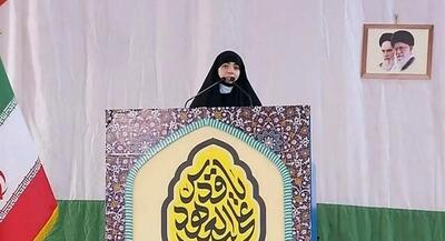 سخنرانی زینب نصرالله در نماز جمعه امروز تهران