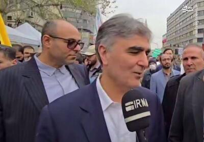 فیلم/ فرزین: راهپیمایی امسال باشکوه‌تر از سال‌های قبل است