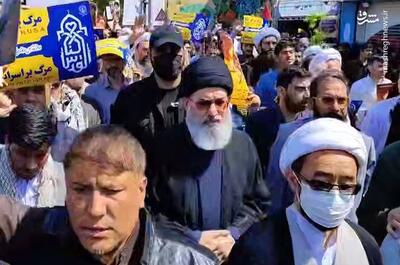 فیلم/ حضور دبیرکل عهدالله عراق در راهپیمایی روز قدس قم