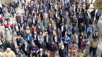 حضور مردم شهر دهگلان در راهپیمایی روز جهانی قدس