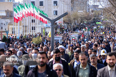 راهپیمایی روز قدس شهر ملایر