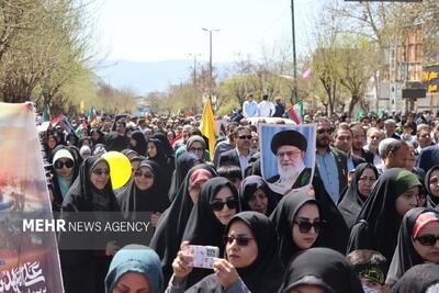 گزارش خبرنگار مهر از راهپیمایی روز قدس در قبله تهران