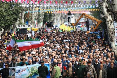 راهپیمایی روز قدس با حضور پرشور مردم فومن