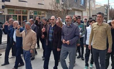 مردم روستای وینسار در روز قدس راهیپمایی کردند