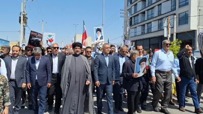 راهپیمایی  روز  جهانی قدس در گناوه