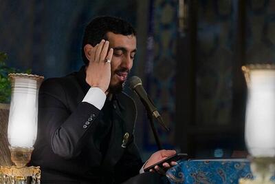 مدیحه سرایی مهدی رسولی در حرم امام رضا(ع)