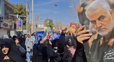 حضور گسترده مردم در راهپیمایی روز قدس گلپایگان