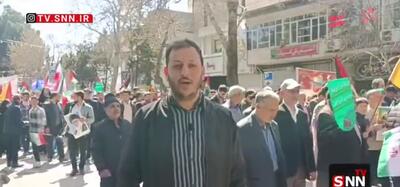 بجنوردی‌ها با قوت پای آرمان فلسطین ایستادند