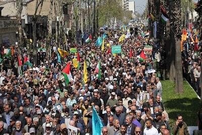 خروش گلستانی‌ها علیه صهیونیست؛ راهپیمایی روز قدس آغاز شد 