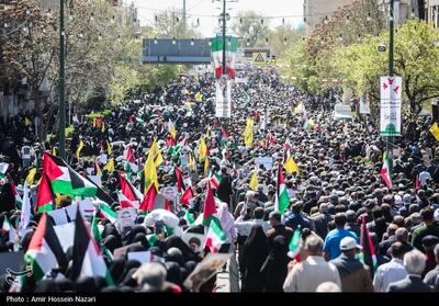 مسیرهای راهپیمایی روز قدس در استان قزوین - تسنیم