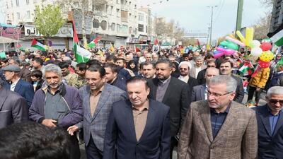راهپیمایی روز قدس نماد عزت و همبستگی ملی است