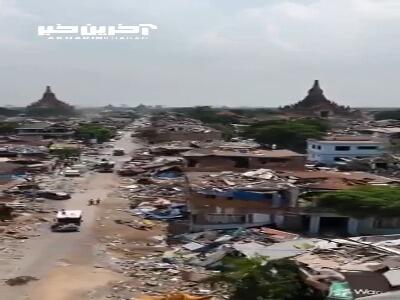 ویرانی ها در زلزله میانمار