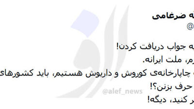 ضرغامی خواستار انتشار نامه های رد و بدل شده بین ایران و آمریکا شد
