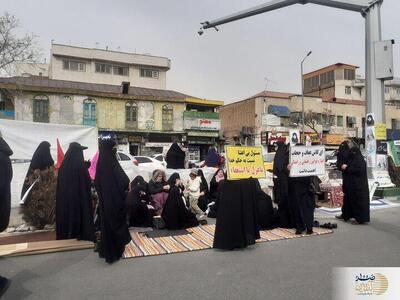 برخورد دور از انتظار با متحصنین مدافع حجاب مقابل مجلس