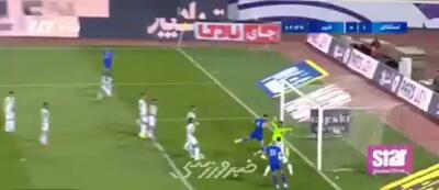گل زودهنگام  استقلال به خیبر خرم آباد/ فیلم