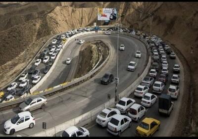 ترافیک سنگین در جاده‌های شمال/ کندوان از سمت تهران‌ مسدود شد