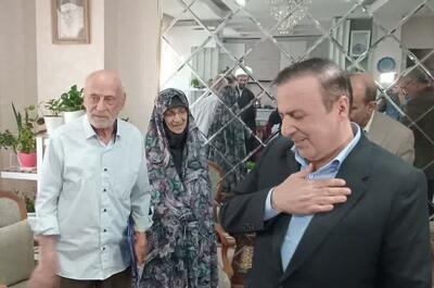 دیدار استاندار قزوین با خانواده شهید محمدرضا صالحی‌جاوید