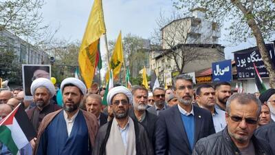 حضور جامعه ورزش و جوانان استان مازندران در راهپیمایی روز جهانی قدس