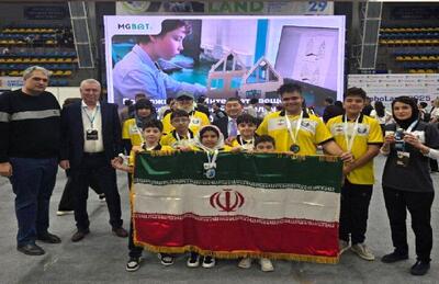 نائب قهرمانی نماینده رباتیک ایران در مسابقات 2025 قزاقستان