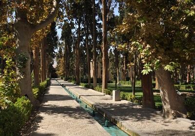 ببینید/ نورپردازی زیبای شبانه در «باغ فین» کاشان