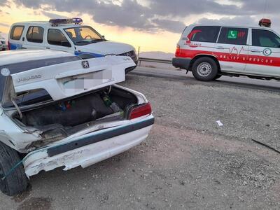 ۹ نفر در محور سمنان_ دامغان مصدوم شدند