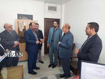 بازدید معاون منابع انسانی و امور فرهنگی قوه قضاییه از مجتمع‌های قضایی خراسان شمالی