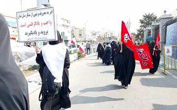 واکنش آذری جهرمی به نفوذی خواندن برخوردکنندگان با تجمع غیرقانونی