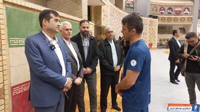 بازدید دکتر دنیامالی از اردوی آماده‌سازی تیم ملی کشتی آزاد و فرنگی دانش‌آ‌موزی - پارس فوتبال