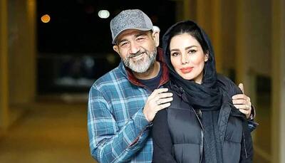 ژست خاص و زیبای مهران غفوریان در کنار همسرش+تصویر