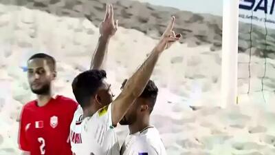 گل چهارم تیم ملی فوتبال ساحلی ایران به عربستان