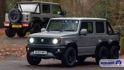 سوزوکی جیمنی شش چرخ ؛ جایگزین اقتصادی مرسدس AMG G63 6×6