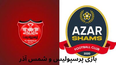 طاهرزاده گفت: شمس آذر برای باخت کم گل به مصاف پرسپولیس خواهد رفت