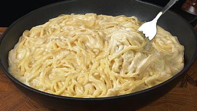 طرز تهیه پاستا رشته ای / دستور پخت جدید پاستا با طعم جذاب