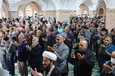 اقامه نماز عید فطر در امامزادگان مازندران