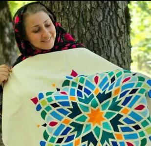 سوزن دوزی؛ سوی چشم و نقش جان بر دل سپید پارچه