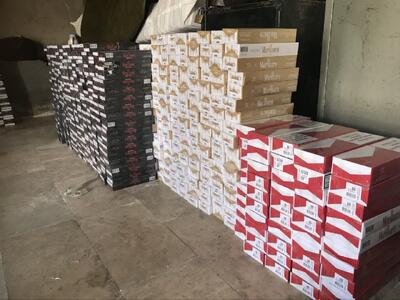 کشف سیگار قاچاق از سواری شوتی توسط پلیس قروه