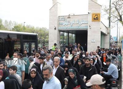 خدمات رسانی رایگان متروی تهران در روز عید فطر