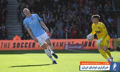 مهار ضربه پنالتی هالند از سوی کپا آریسابالاگا گلر بورنموث