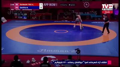 رحمانی با کلکسیونی از فنون به فینال راه یافت! + فیلم