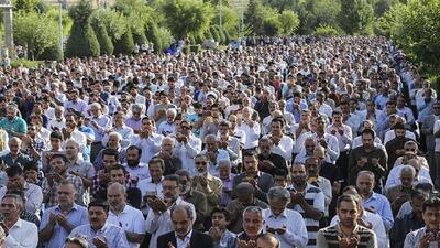 برگزاری نماز عید فطر در کوهبنان