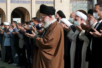 اقامه نماز عید فطر به امامت مقام معظم رهبری