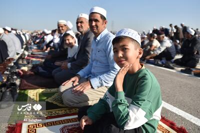 عکس/ نماز عید فطر در بندرترکمن