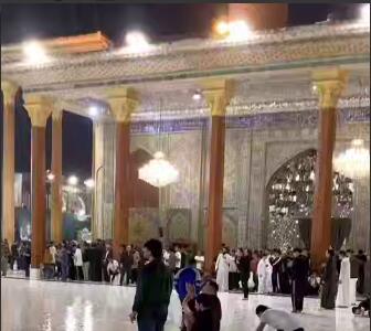 بارش زیبای باران در کاظمین