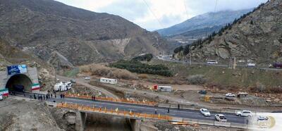 آزادراه قزوین- رشت محدوده منجیل