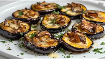 طرز تهیه یک غذای جدید با بادمجان، قارچ و پنیر به روش ایتالیایی‌ها (فیلم)