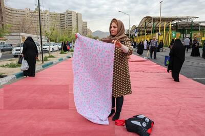 (تصاویر) نماز عید فطر در شهرک اکباتان